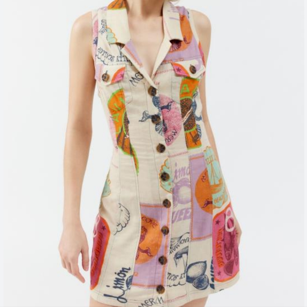 BDG Jasper Shift Mini Dress